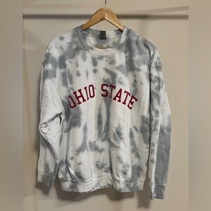Tye Dye Ohio State Crewneck Sweatshirt
